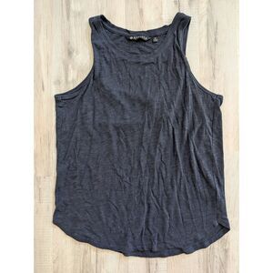 Athleta Navy Blue Keyhole Back Tank Top, Medium (C6)